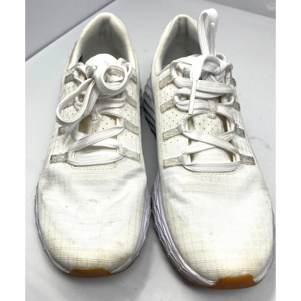 Nobull Womens Ripstop Runner Shoes Size 4 White Athletic Trainer Gym Sneakers